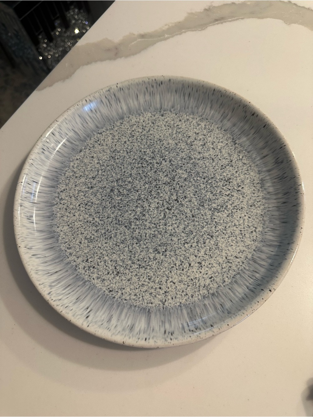 Denby Dinner Plate in Blue and White